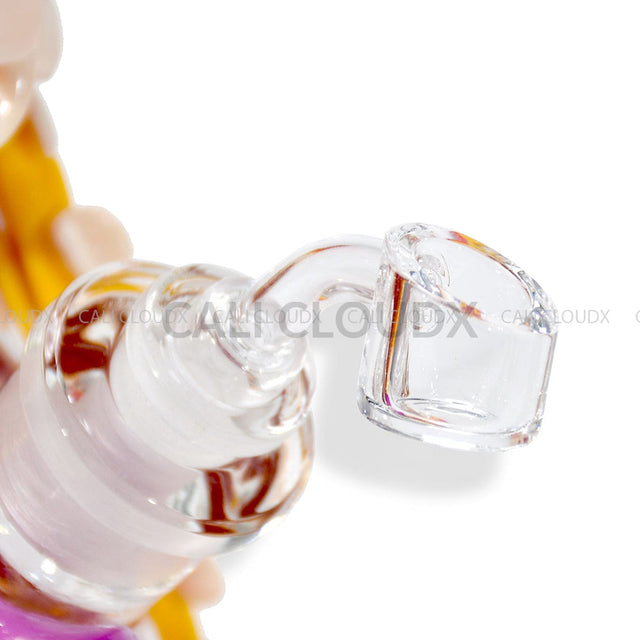14 Thick Beaker Hand Clay Art Monster Water Pipe- Mix Designs Glass Waterpipe