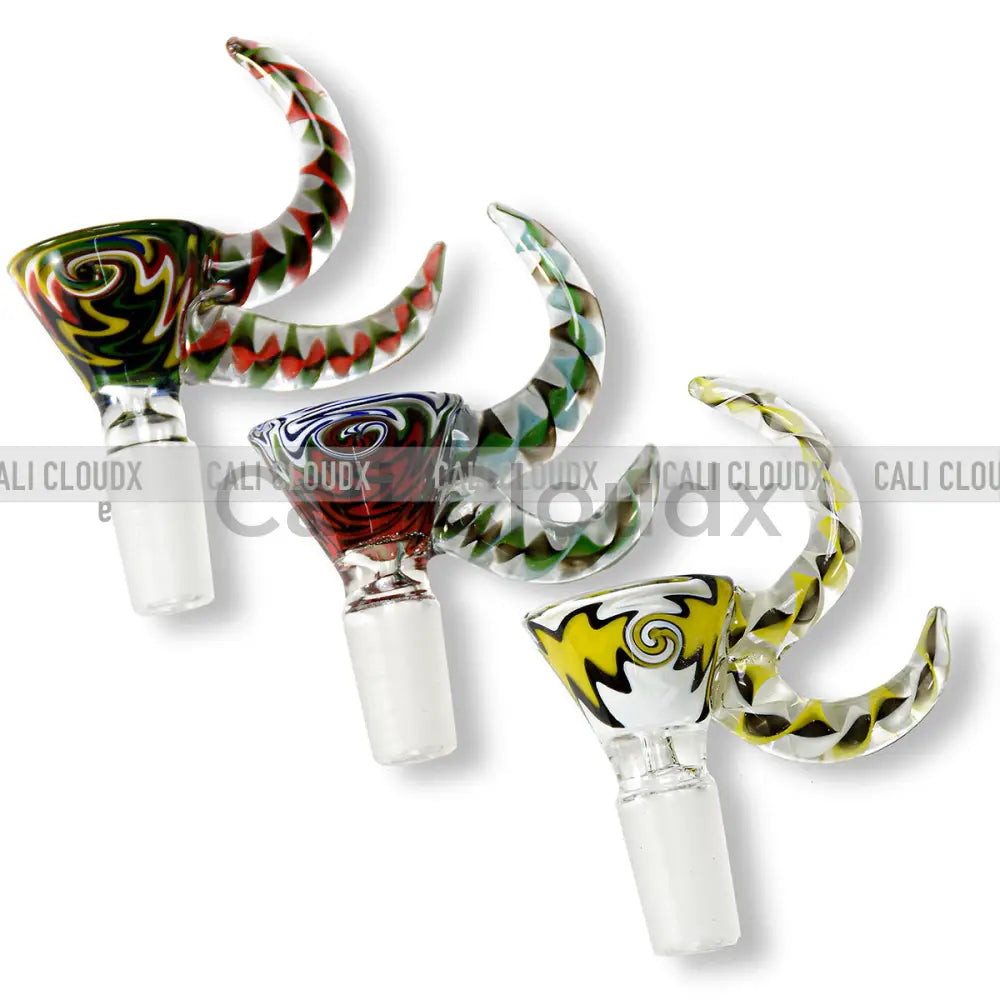 14Mm Double Horn Zigzag Bowl