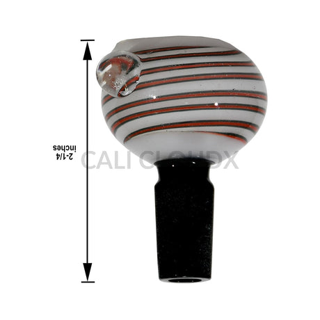 14mm Orbit Stripe Glass Bowl