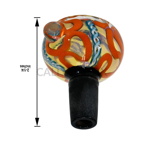 14mm Vortex Swirl Glass Bowl