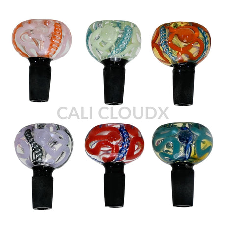 14mm Vortex Swirl Glass Bowl