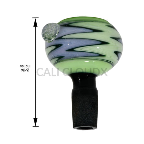 14mm Wave Swirl Glass Bowl