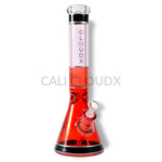15 Colorful Stripe 9Mm Thick Beaker By Cali Cloudx