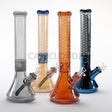 16" Electroplated Design 9mm Thick Beaker Water Pipe (Only Blue Available) - Cali Cloudx Inc