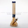 16" Electroplated Design 9mm Thick Beaker Water Pipe (Only Blue Available) - Cali Cloudx Inc
