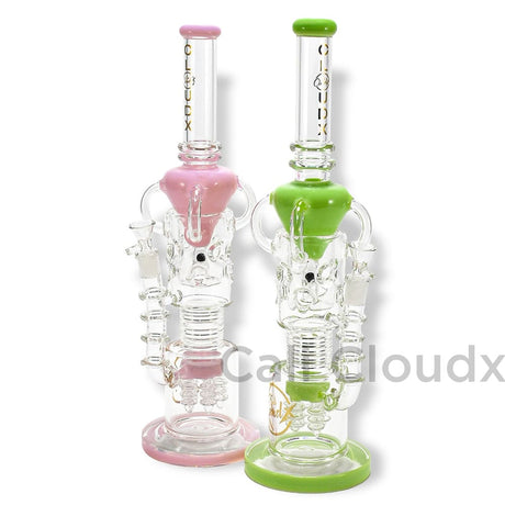17 Jumbo Cone Recycle Water Pipe By Cali Cloudx Glass Waterpipe