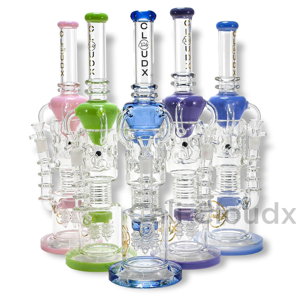 17 Jumbo Cone Recycle Water Pipe By Cali Cloudx Glass Waterpipe