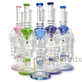 17 Jumbo Cone Recycle Water Pipe By Cali Cloudx Glass Waterpipe