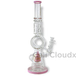 18 Jumbo Ring Recycle Water Pipe By Cali Cloudx Glass Waterpipe