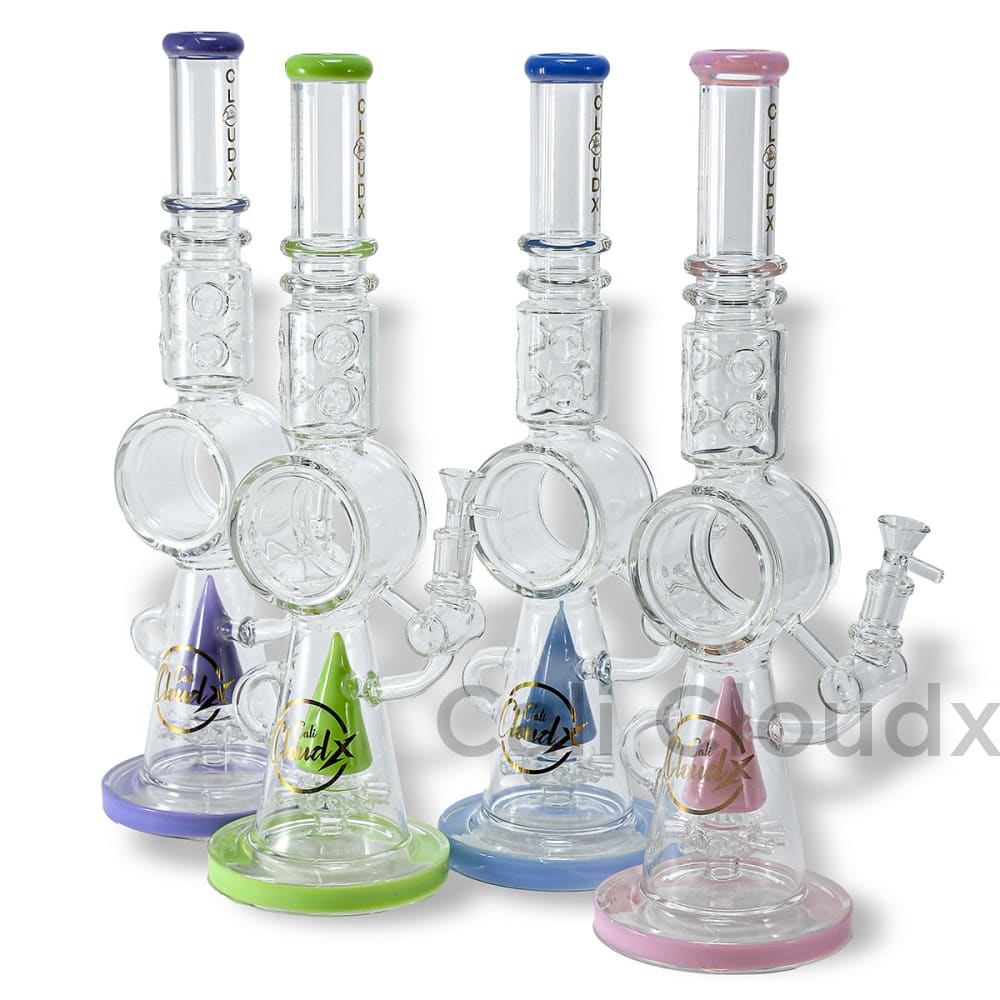18 Jumbo Ring Recycle Water Pipe By Cali Cloudx Glass Waterpipe