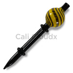 2 In 1 Carb Cap Black Tube