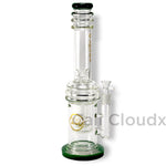 20 Jumbo Ring Heavy Honeycomb Water Pipe By Cali Cloudx Glass Waterpipe