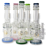 20 Jumbo Ring Heavy Honeycomb Water Pipe By Cali Cloudx Glass Waterpipe