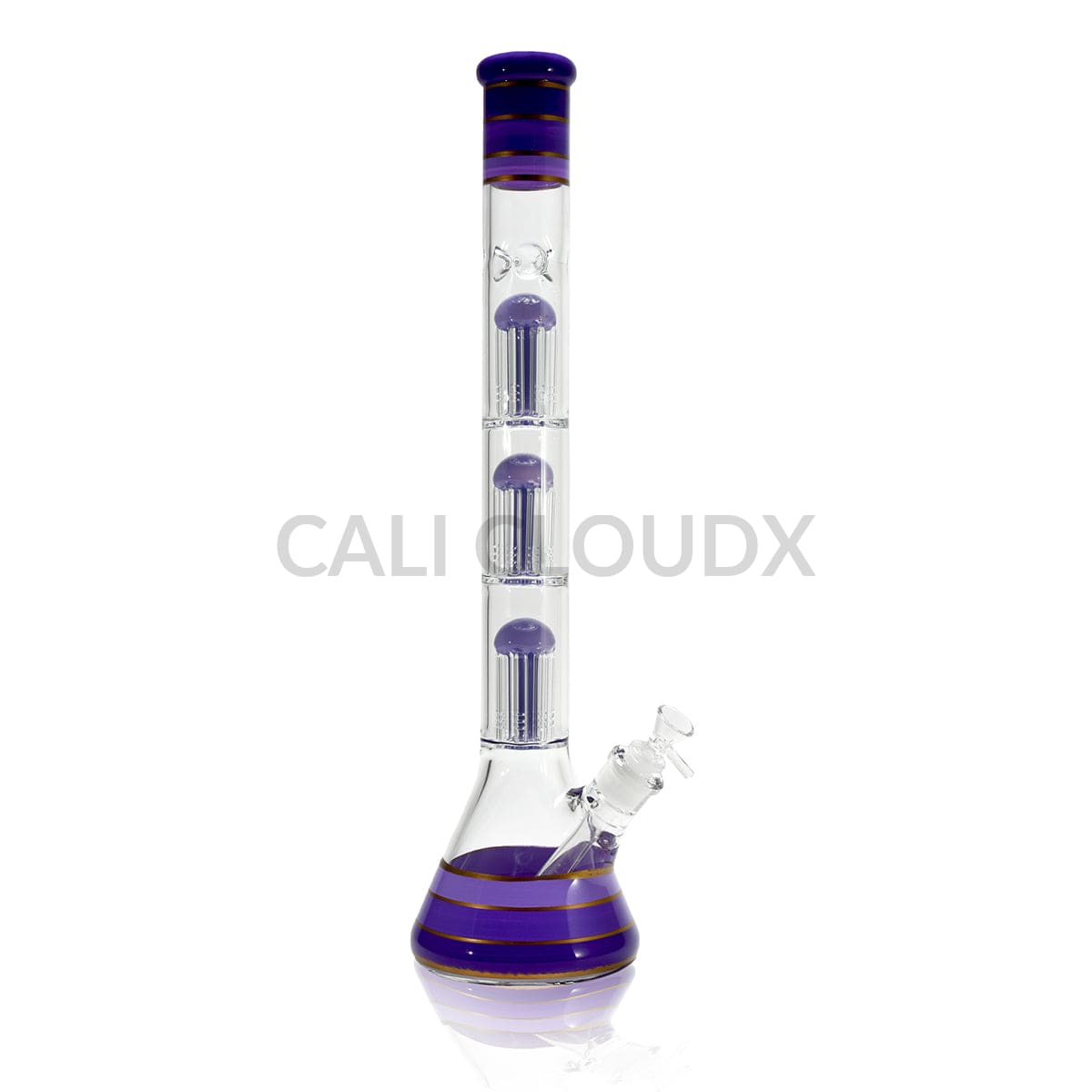 21’’ Triple Tree Perc Beaker Water Pipe Assorted Colors