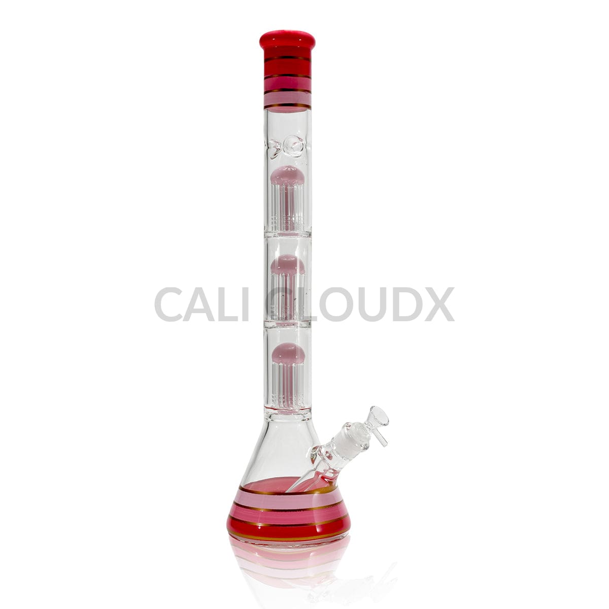 21’’ Triple Tree Perc Beaker Water Pipe Assorted Colors