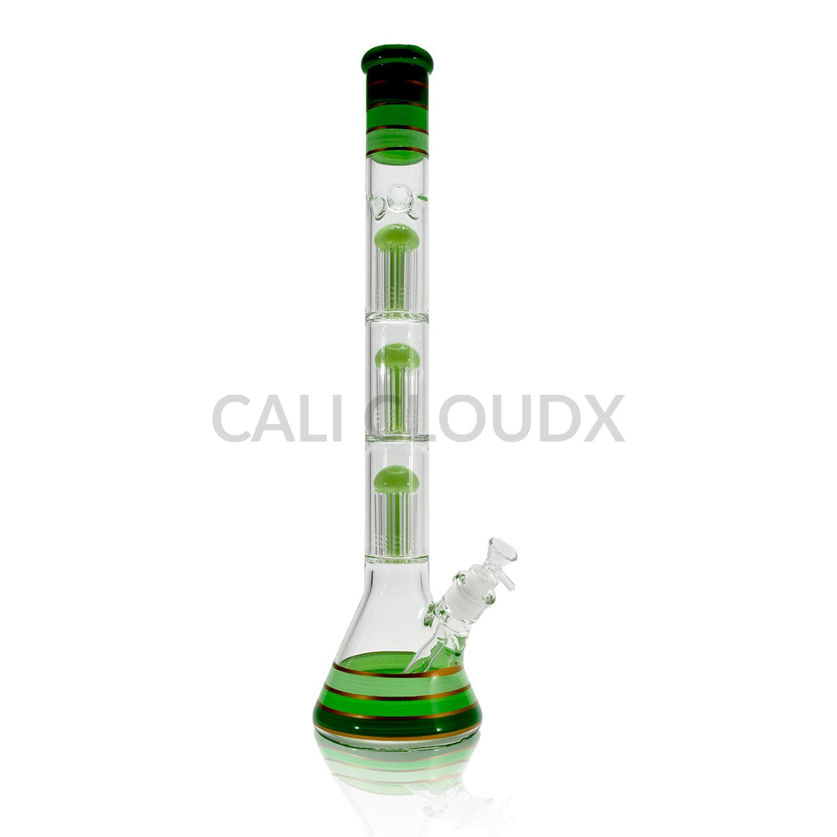 21’’ Triple Tree Perc Beaker Water Pipe Assorted Colors