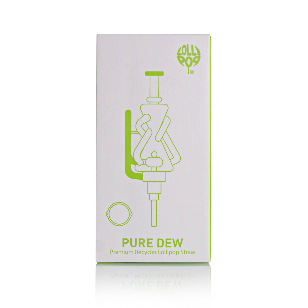 LOLLIPOP Full Recycler Glass Nectar Collector – High-Flow Honey Straw with Recycler for Ultra-Smooth Dabs