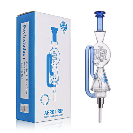 LOLLIPOP Honeycomb Perc Nectar Collector Kit – Advanced Dab Straw with Side Arm & Interchangeable Tips