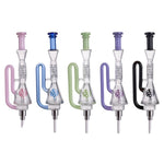 LOLLIPOP Honeycomb Perc Dab Straw Kit  – Advanced Dab Straw with Side Arm & Interchangeable Tips