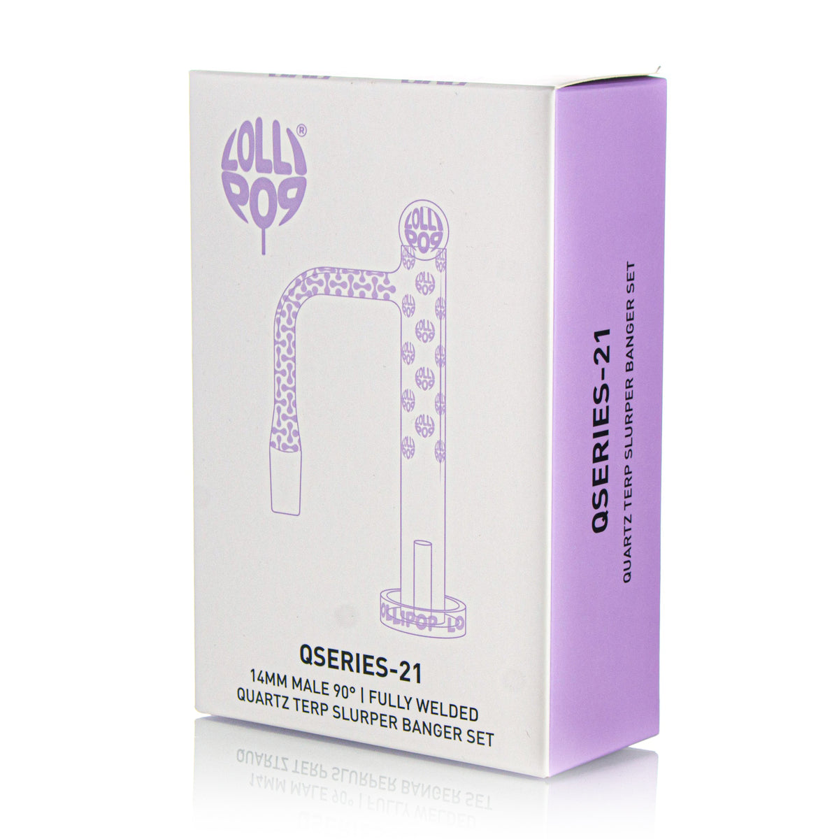 Tall Quartz Terp Slurper Set | Fully Welded- Qseries 21