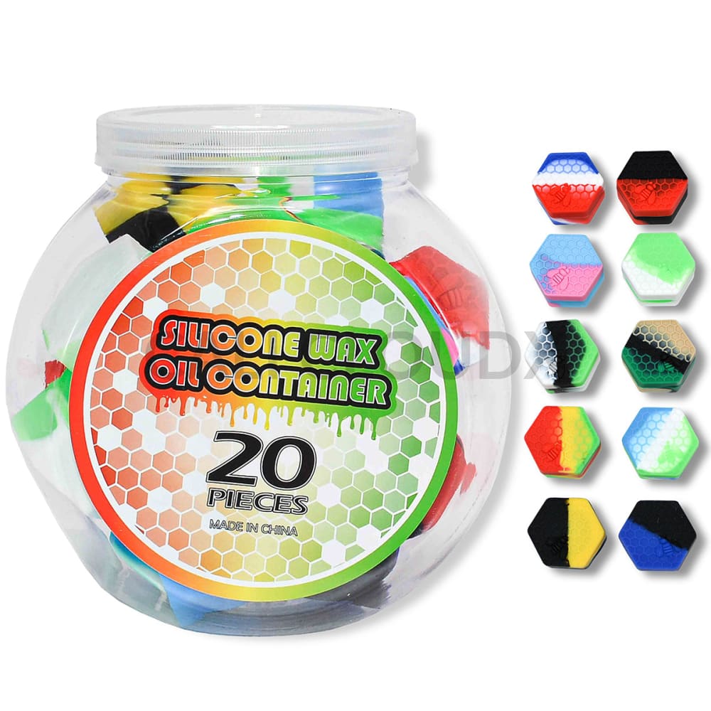 26 Ml Hexagon Honeybee Silicone Jar