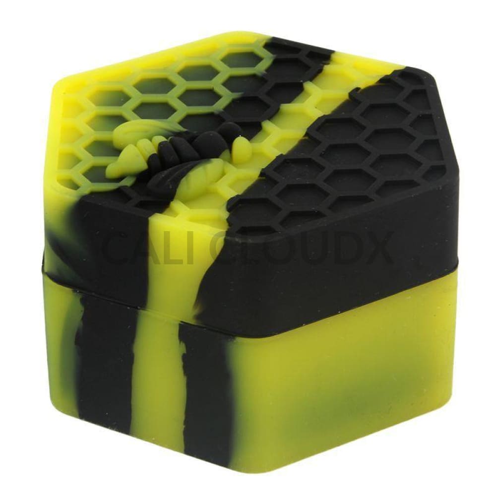 26 ml Hexagon Honeybee Silicone Jar - Cali Cloudx Inc