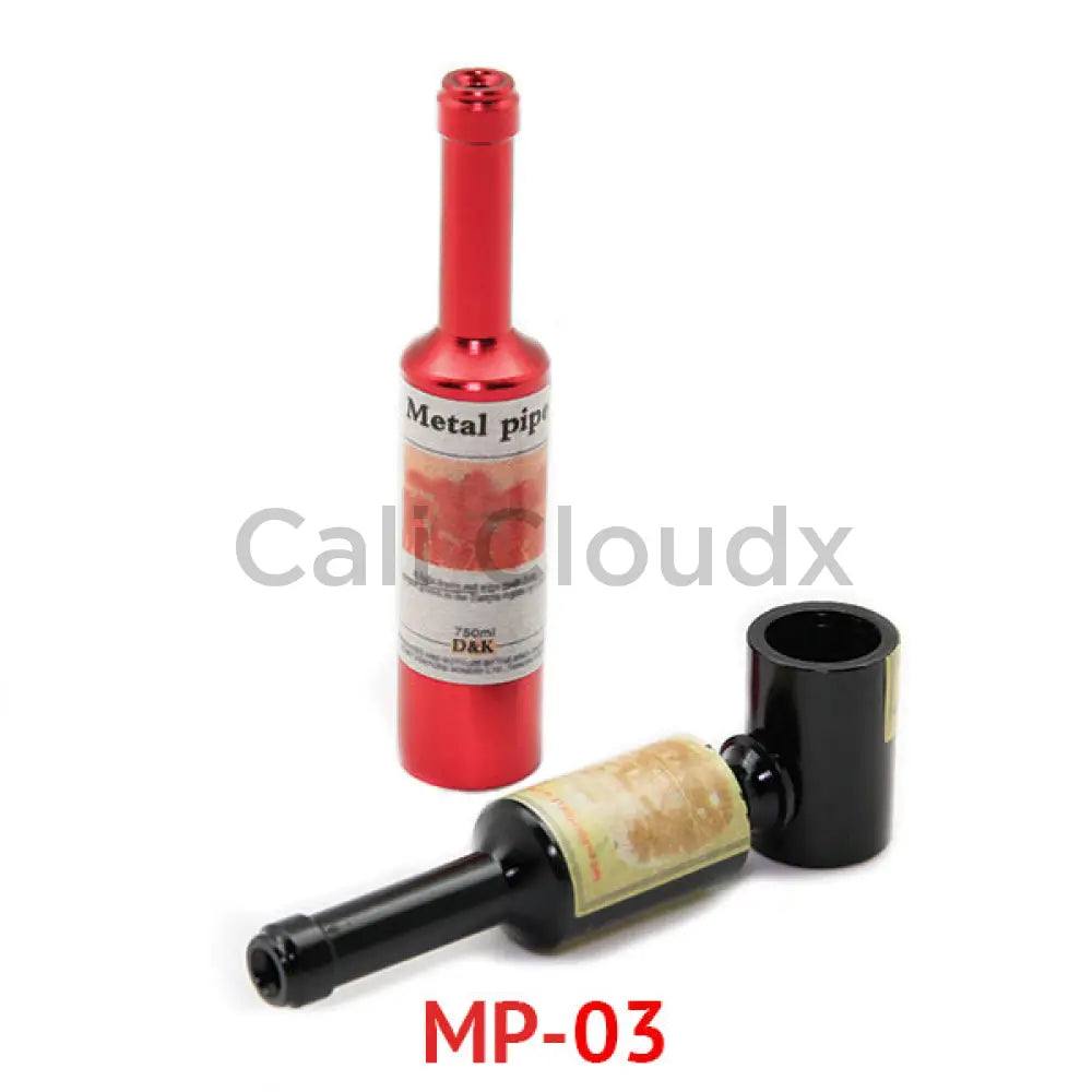 3 Bottle Style Metal Pipe (6Pcs / $3 Ea.)