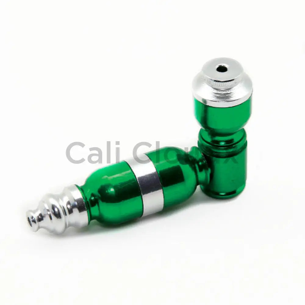 3 Chamber Style Metal Pipe W/ Cap (6Pcs / $3 Ea.)