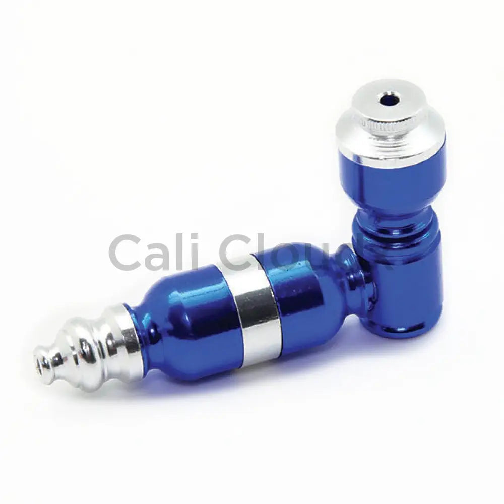 3 Chamber Style Metal Pipe W/ Cap (6Pcs / $3 Ea.)