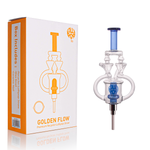 LOLLIPOP Artistic  Dual Chamber Design Double Arm Glass Dab Straw Kit
