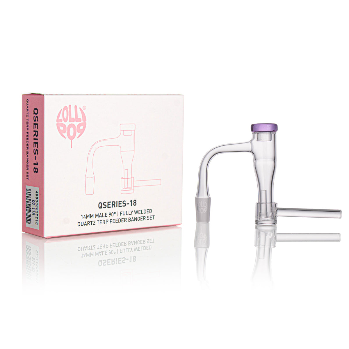 Quartz Terp Slurper Set With Cup | Fully Welded- Qseries 18