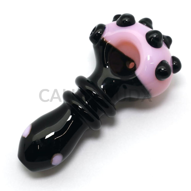 4.5 Colored Dotted Head And Black Body Hand Pipe