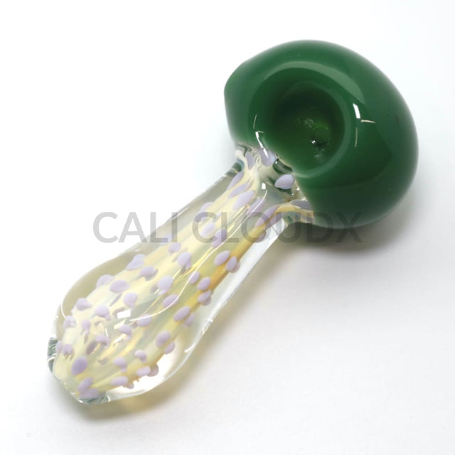 4.5 Colored Head And Frit Body Hand Pipe