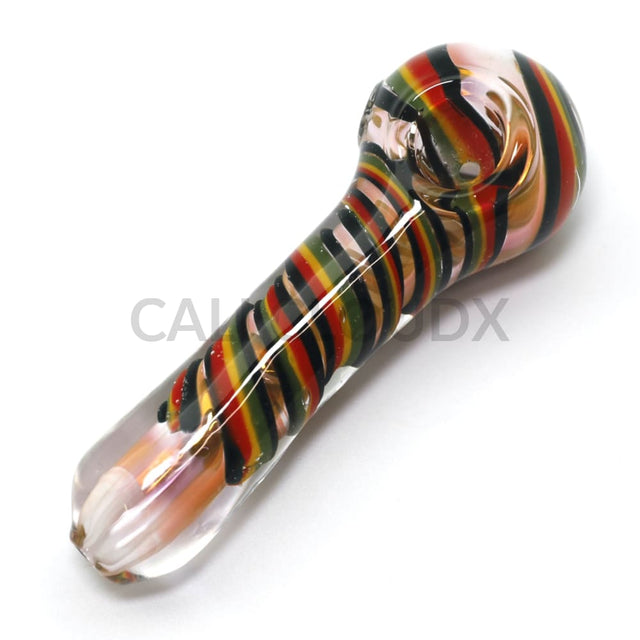 4.5 Different Colors Spiral Design Body Hand Pipe