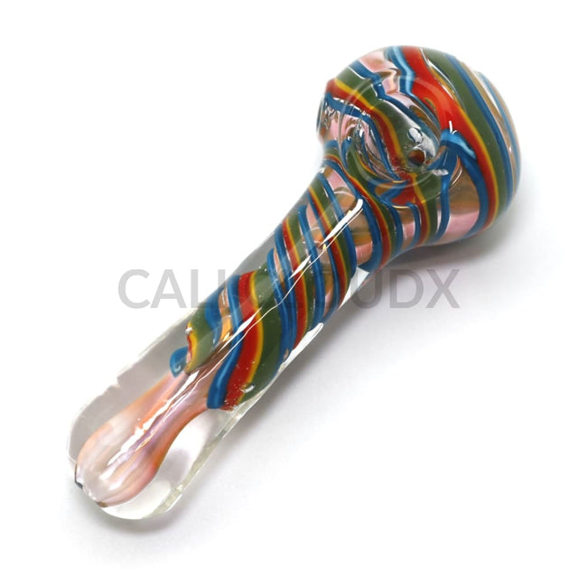 4.5 Different Colors Spiral Design Body Hand Pipe