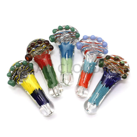 4.5 Premium Dotted Head & Colored Rope Body Hand Pipe