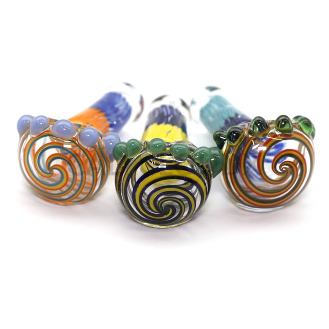 4.5 Premium Spiral Patterned Body & Top Hand Pipe