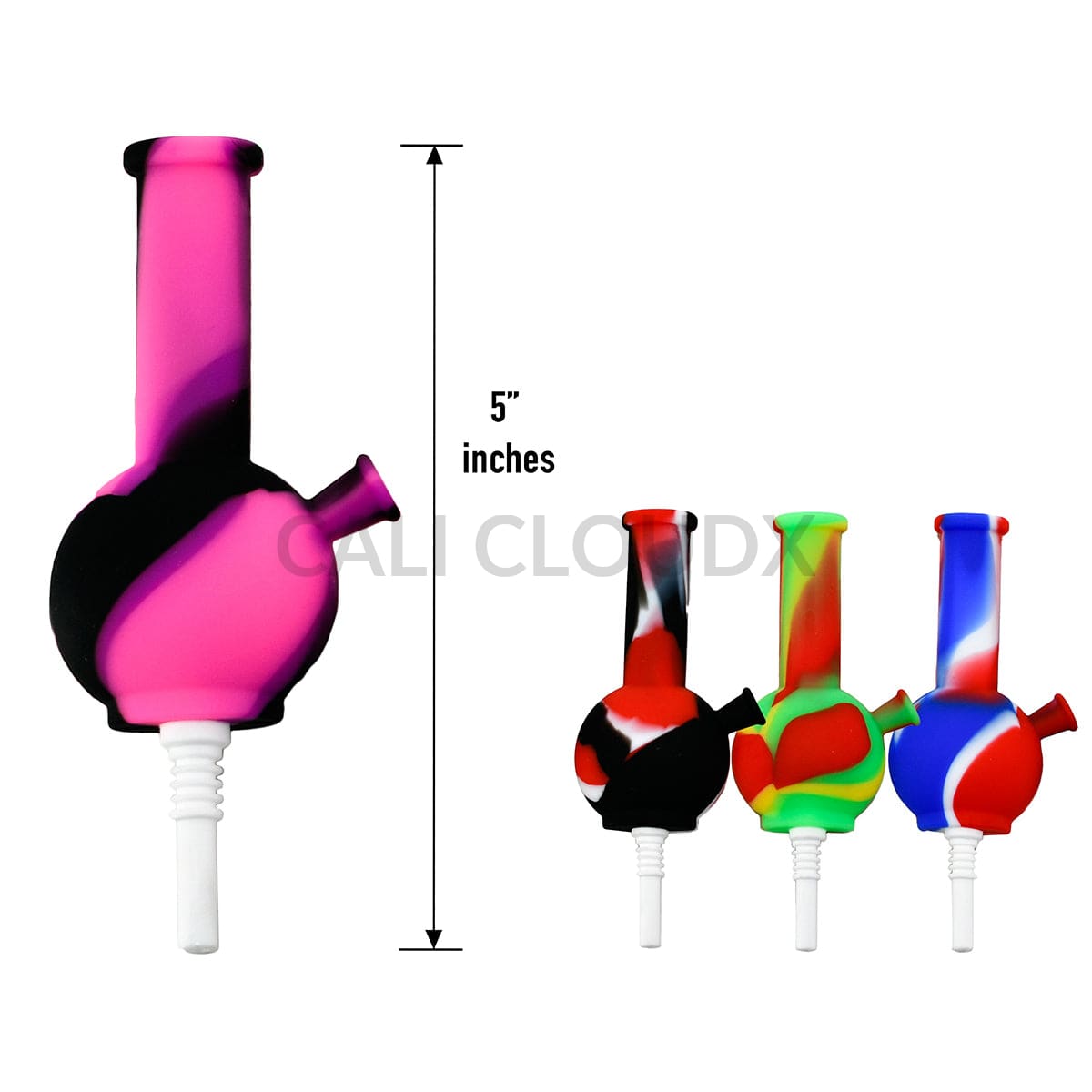 4.5 ’ Silicone Bong Honey Straw - Count Of 6