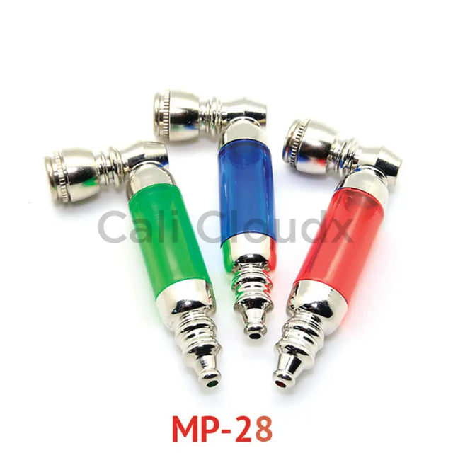 4 Color Plastic & Metal Pipe W/ Cap (6Pcs / $2.5 Ea.)