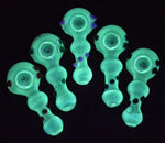 4 Designed Glow In The Dark Hand Pipe Handpipe