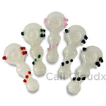 4 Designed Glow In The Dark Hand Pipe Handpipe