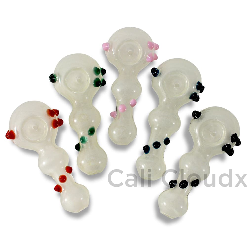 4 Designed Glow In The Dark Hand Pipe Handpipe