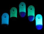 4 Rounded Shaped Glow In The Dark Hand Pipe Handpipe