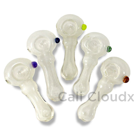 4 Single Dotted Glow In The Dark Hand Pipe Handpipe