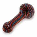 4" Frit Color Swirl  Hand Pipe