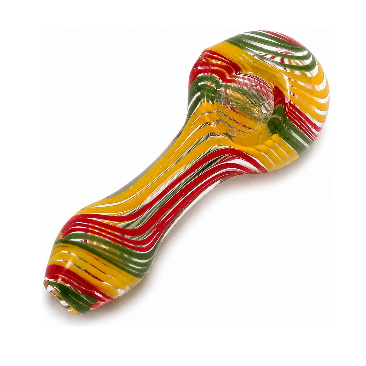 4" Swirl Colored Hand Pipe