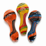 4" Swirl Colored Hand Pipe