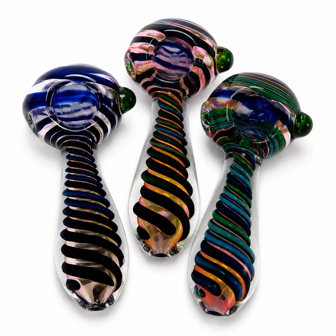 4" Gold Fumed Dark Color Hand Pipe