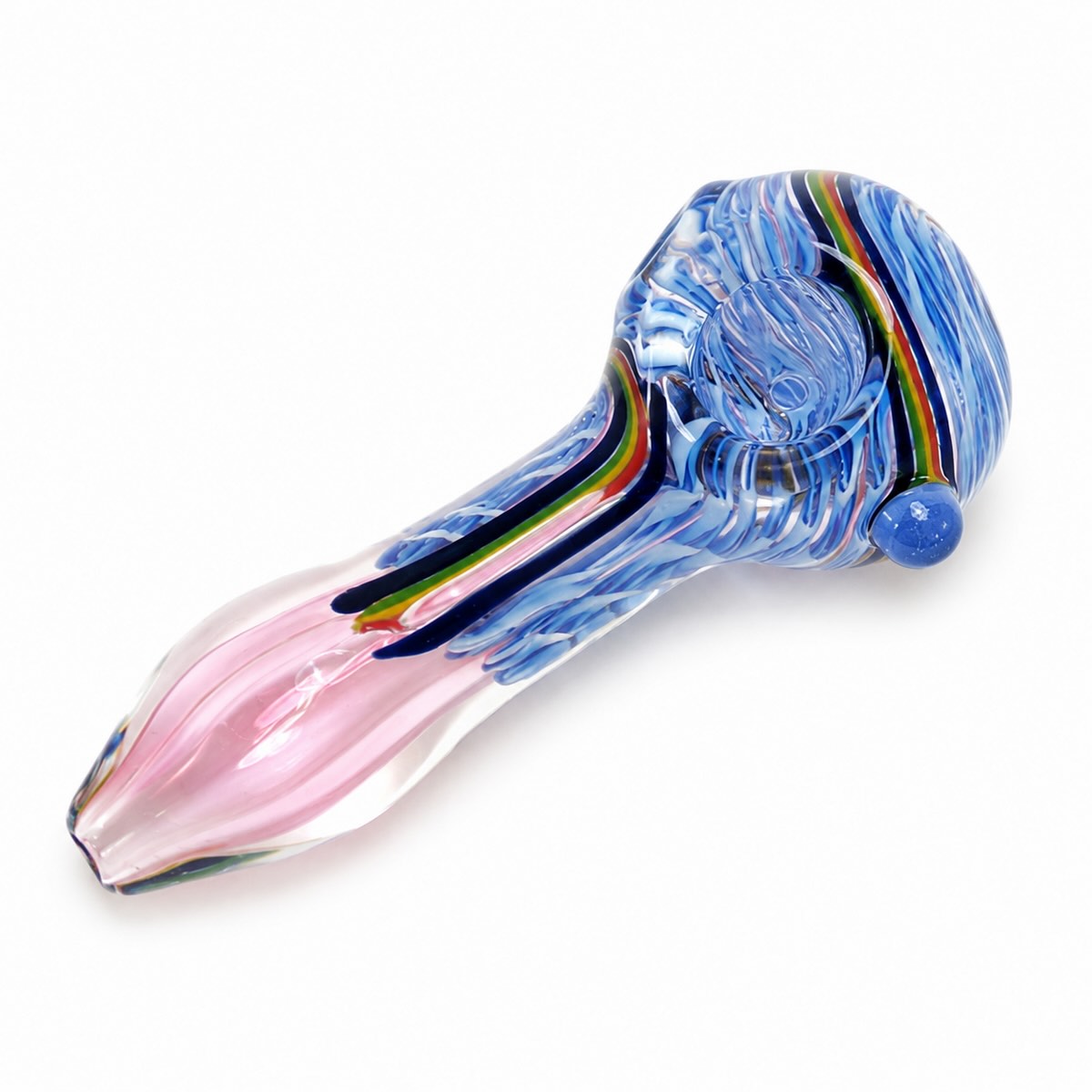 4" Fumed Rope Design Hand Pipe