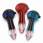 4" Fumed Rope Design Hand Pipe